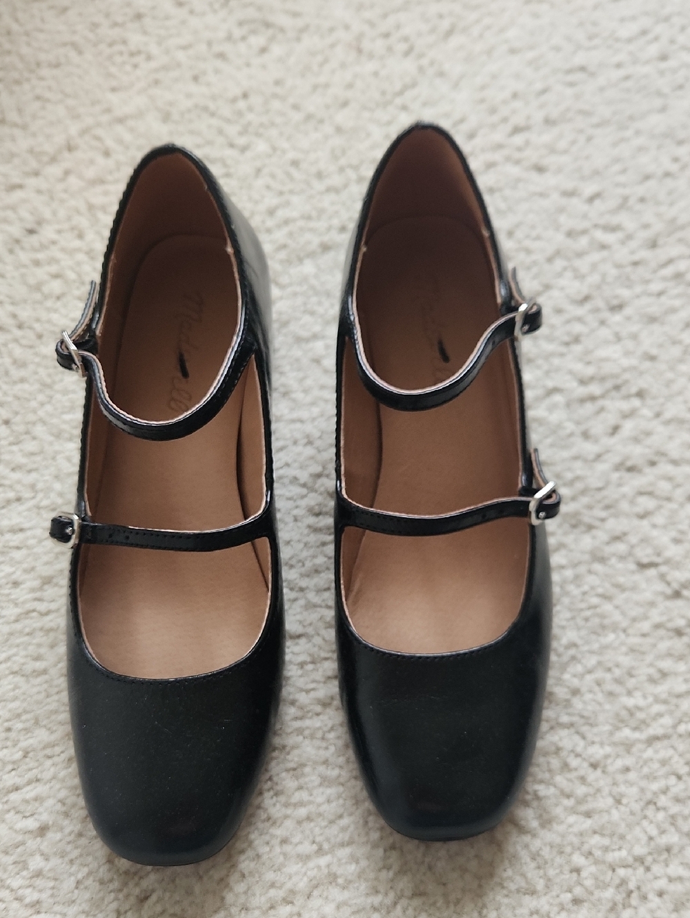 Madewell Black Mary Jane SZ 6